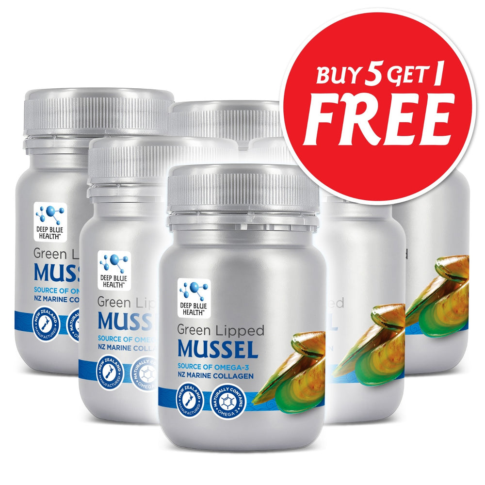 Green Lipped Mussel — Buy 5 Get 1 FREE